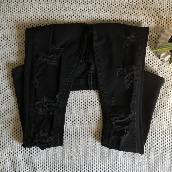 Paige Distressed Denim 26 - Picture 2 of 4